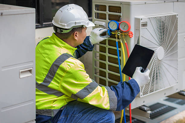 Professional Air Duct Cleaning technician working in Norristown, PA